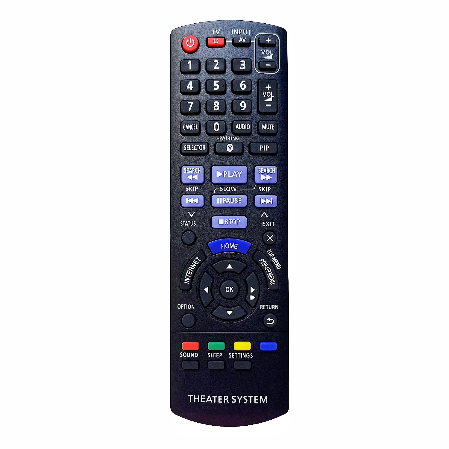 New remote control fit for Panasonic Blu-ray DVD Home Theater System SC-BTT105 SC-BTT465 SA-BTT465 N2QAYB000970