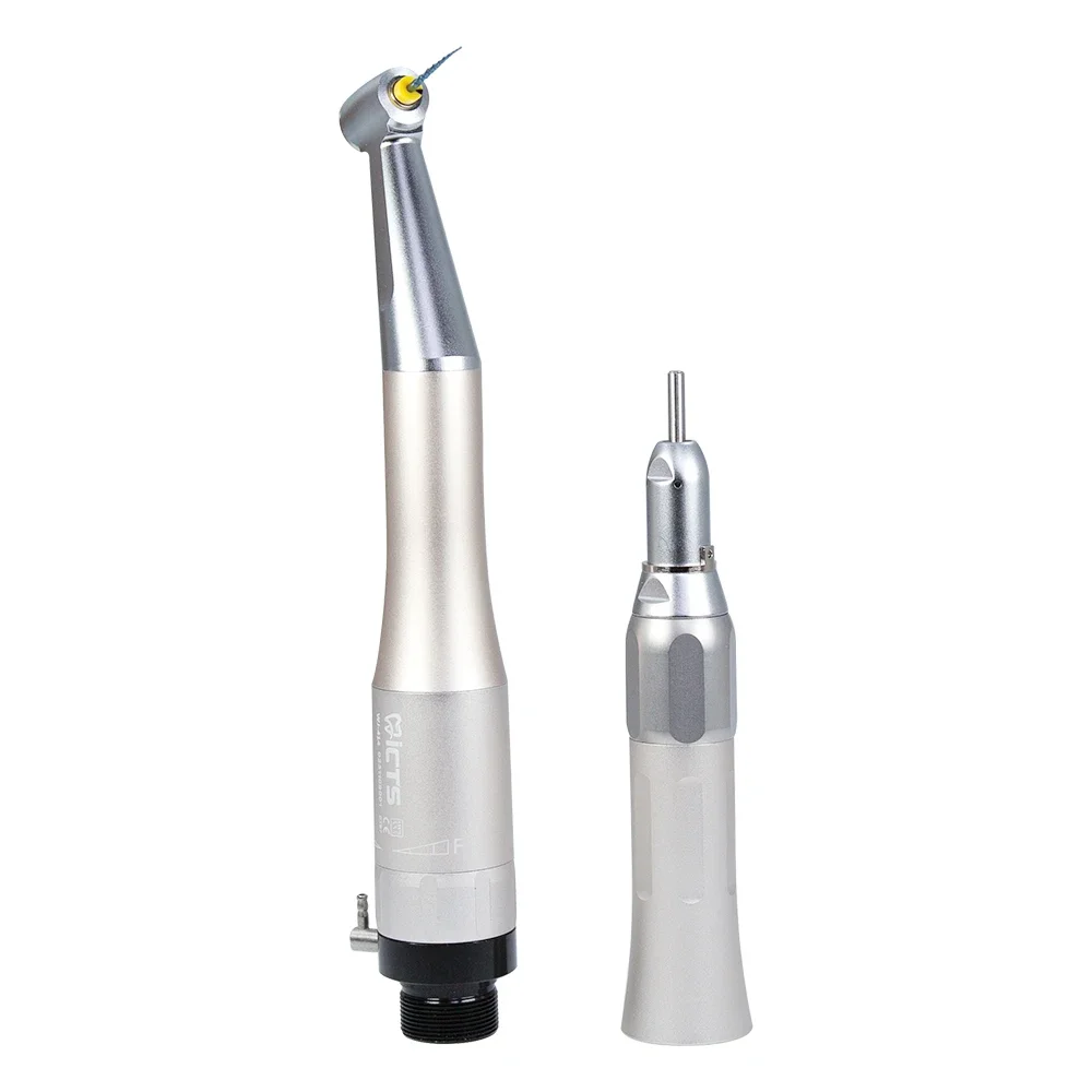 

FX Dental Low Speed Handpiece, 2/4-Hole Motor, External Spray, Short Light Integrated Design Ergonomic Contra Angle Dentist Tips