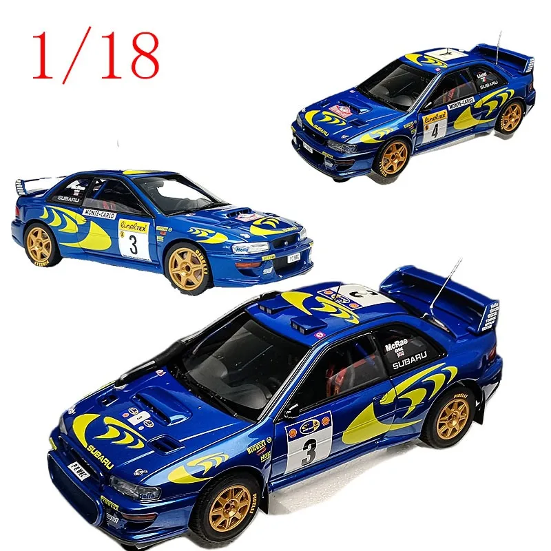 AUTOart Diecast بمقياس 1/18 سوبارو امبريزا WRC نموذج مصبوب (إصدار قابل للجمع) ألعاب نموذج سيارة مصنوعة من خليط معدني هدية للأولاد #1