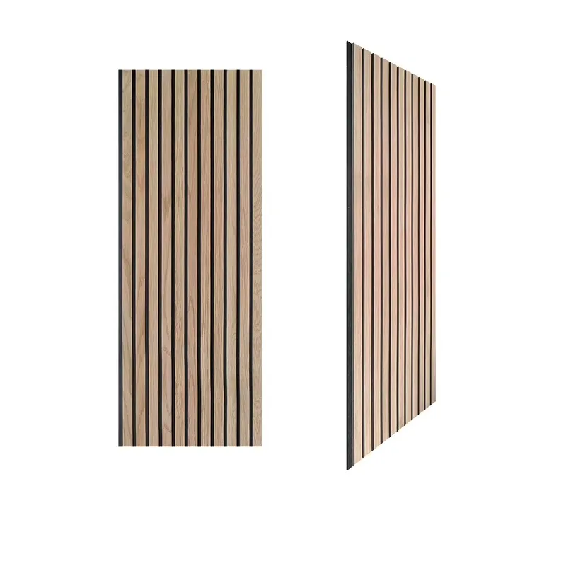 Foldable MDF Acoustic Wall 8MM Ceiling Self Adhesive Polyester Fiber Sound Proof Salt Acoustic Wall Panel Interior Decoration