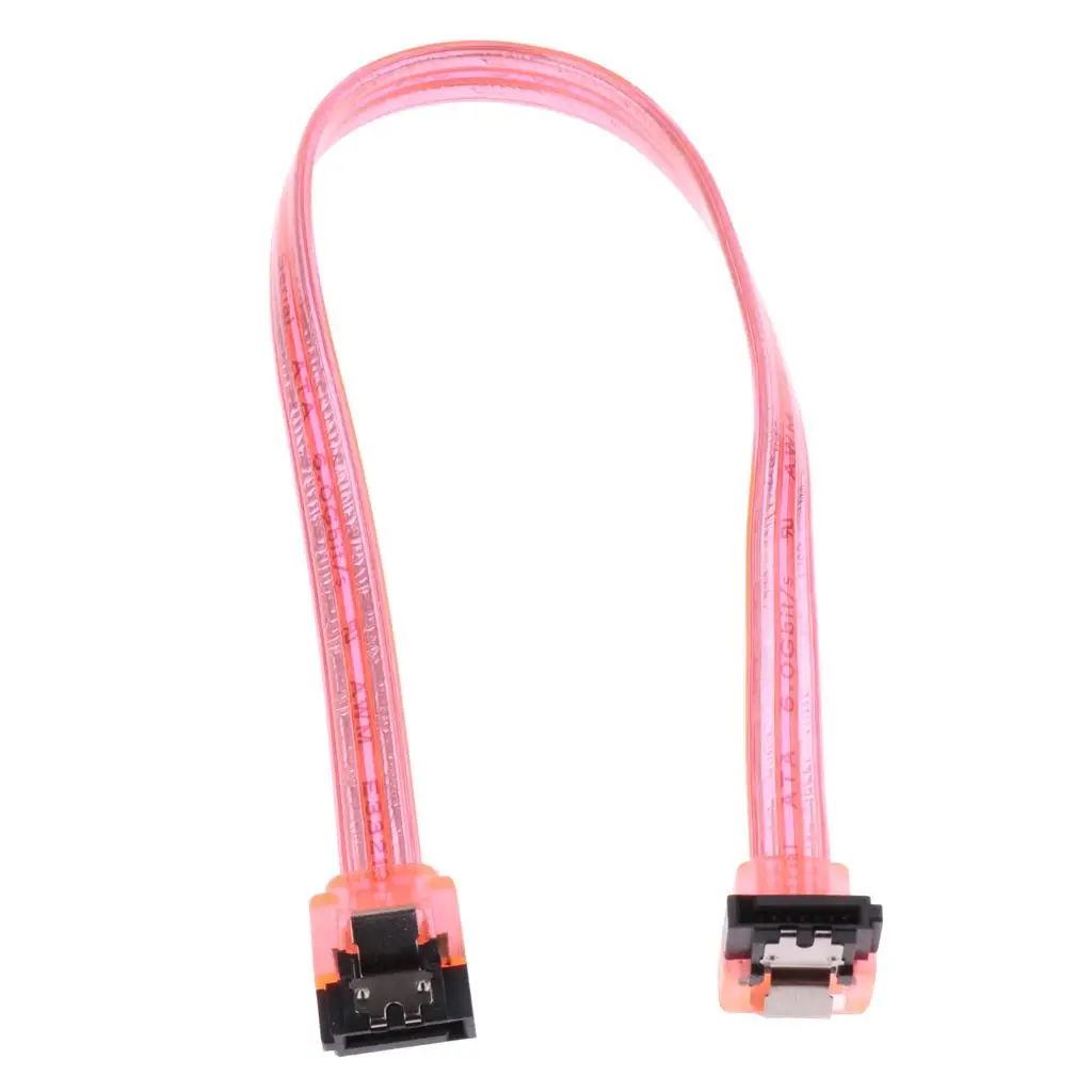 Cable III 6Gbps HDD SDD  with Locking Latch 10 Inch for  HDD, SSD, CD Driver, CD Writer Pink