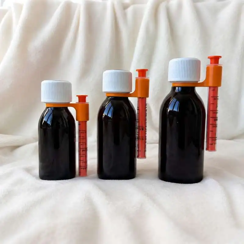 Syrup Bottle Syringe Holder Clip Dispenser Mount Stand For Kitchen Bar Liquid Bottle Organizer Accessory view 6
