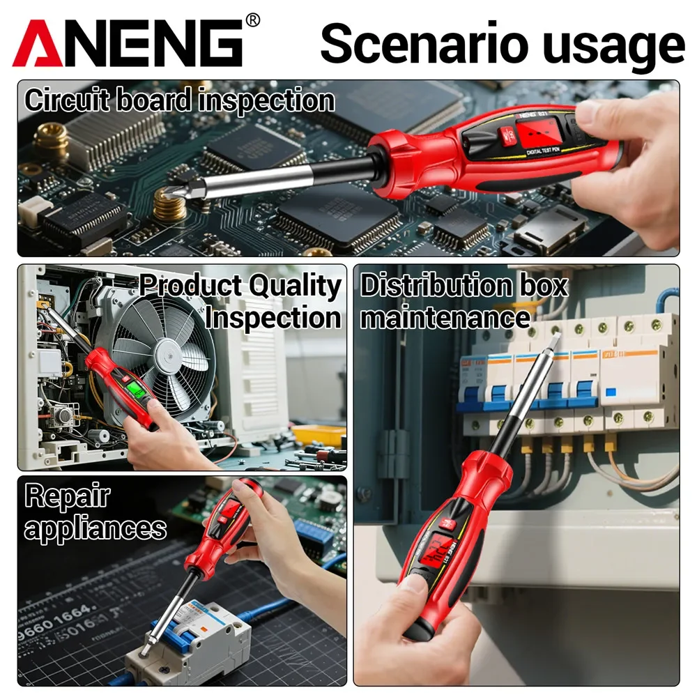 ANENG B21 Non Contact Voltage Detector Pen 30~1000V AC Tester Live Wire Breakpoint Finder Electrical Outlet Wiring Test Tool