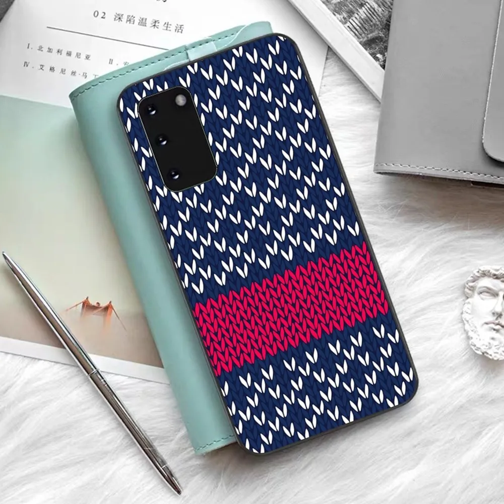 African Fashion Fabric Phone Case For Samsung S 9 10 20 21 22 23 30 23plus lite Ultra FE S10lite Fundas