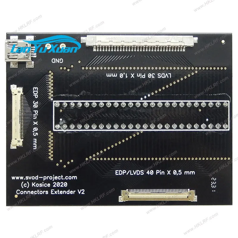 

2025 LCD EDP LVDS Connector Extender 40 Pin 0.5mm for SVOD3 SVOD4 Programmer