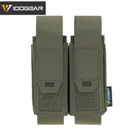 IDOGEAR Tactical Pouch Belt Double MOLLE Detachable Flip-top Multifunctional Mag Carrier Tactical Tool Pouch 35130