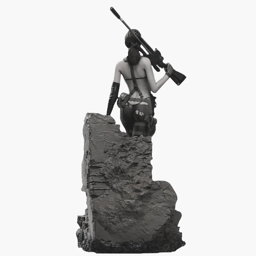 Kit de modelo de resina de plástico en miniatura, juguete silencioso, sin pintar, 1:24, A117