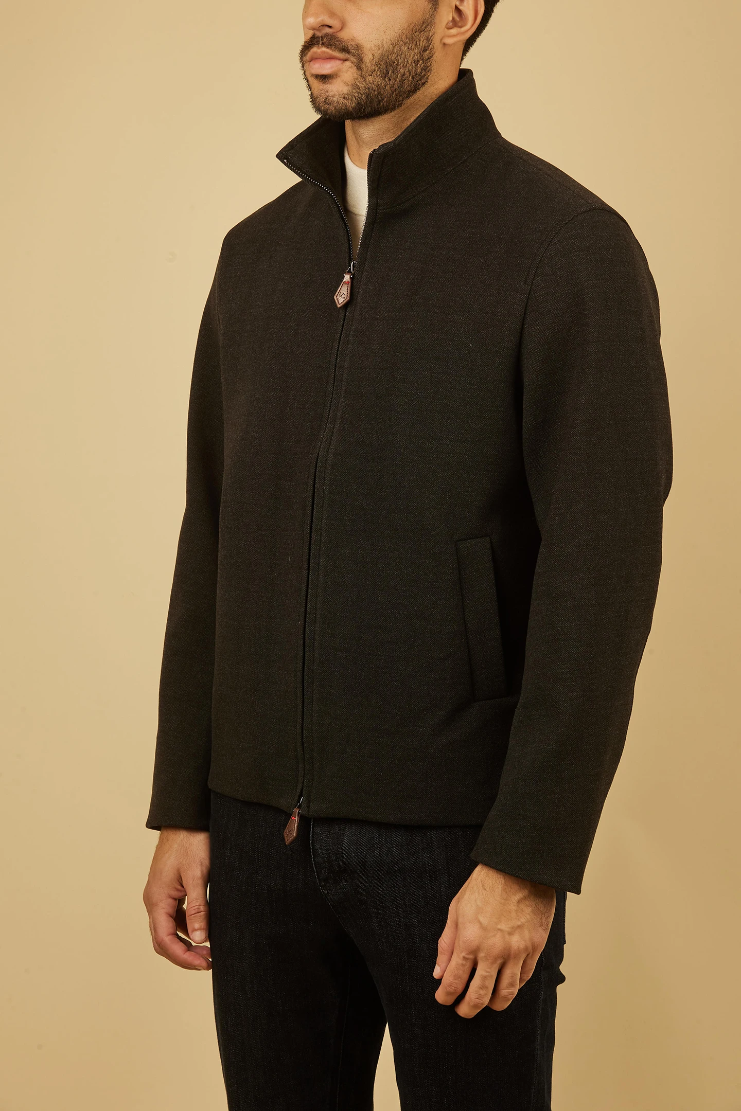 

BLSK CPRT Jacket men 2025 Autumn winter New comfortable Straight fashion zipper thick warm high quality Coat big size M-4XL