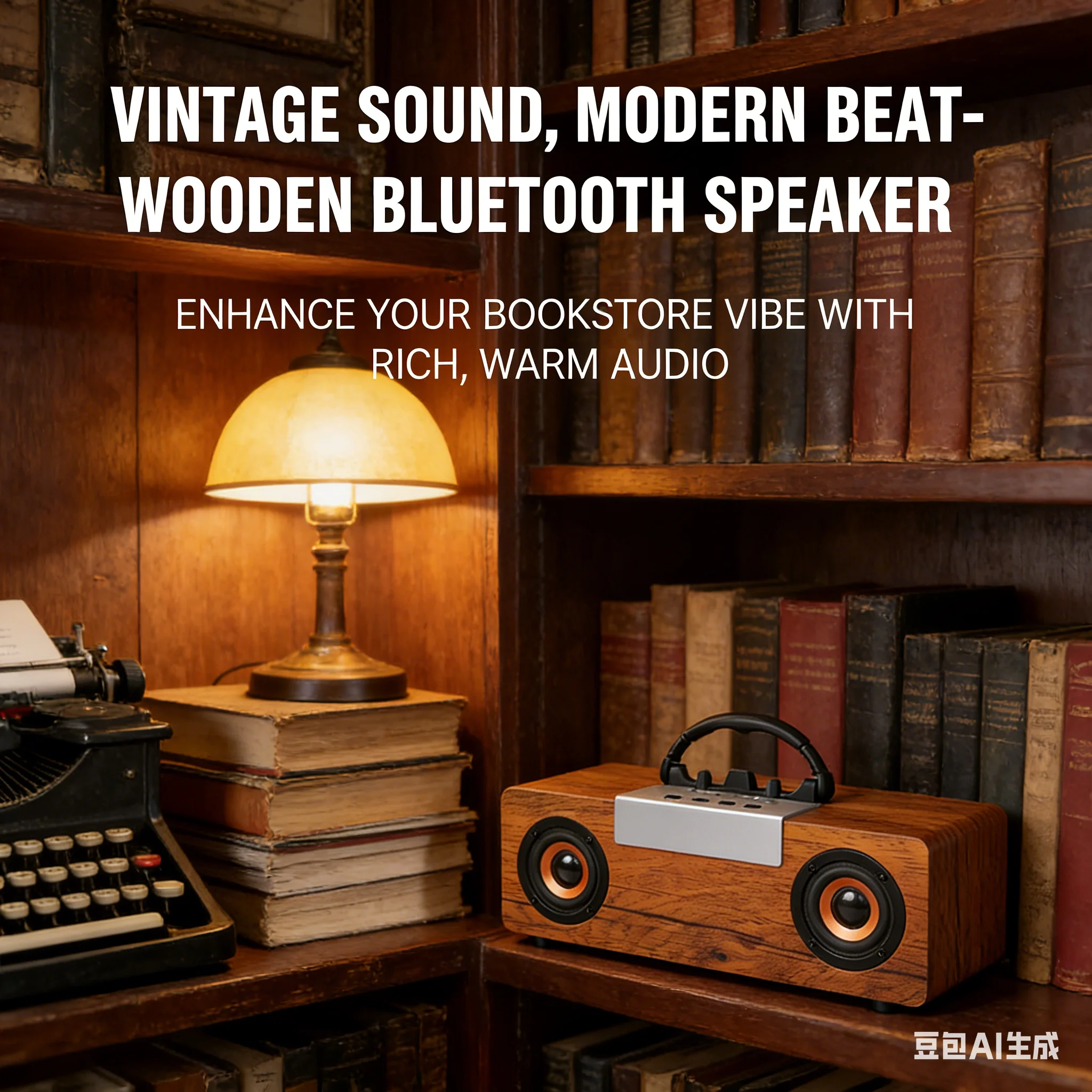 Retro Style Wooden Bluetooth Speakers 2.1 Subwoofer 40W Wireless Audio Player Portable Home Theater Desktop Outdoor Loudspeaker