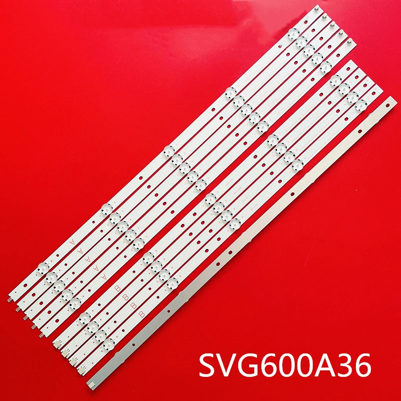 10 pcs LED TV Backlight Strip for KD-60X690E KD-60X695E S600DUC-1 KCL60 17Y 60UHD A B REV02 5LED SVG600A36-A SVG600A36-B