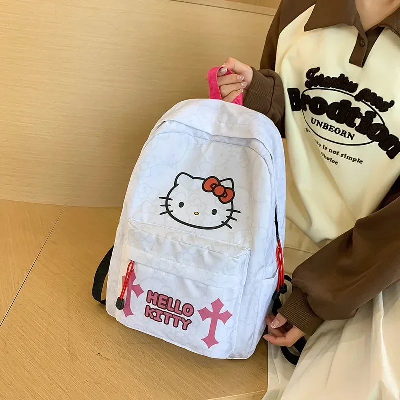 Hello Kitty Girls Fashion School Bag Cute Trendy Cool Backpack Sanrio Backpack Hello Kitty School Bag backpack women