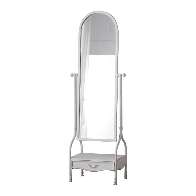 

Французское арочное зеркало в стиле ретро, старое кованое зеркало для гостиной, входа от пола до потолка