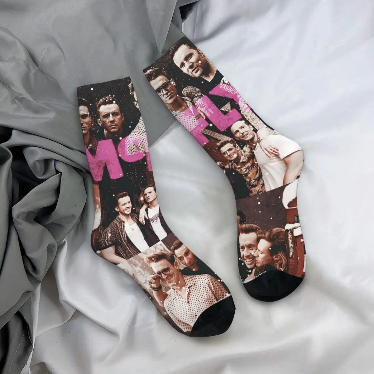 

Всесезонные чулки для экипажа, носки McFly Band, длинные носки в стиле Харадзюку, аксессуары для мужчин и женщин, подарок на день рождения