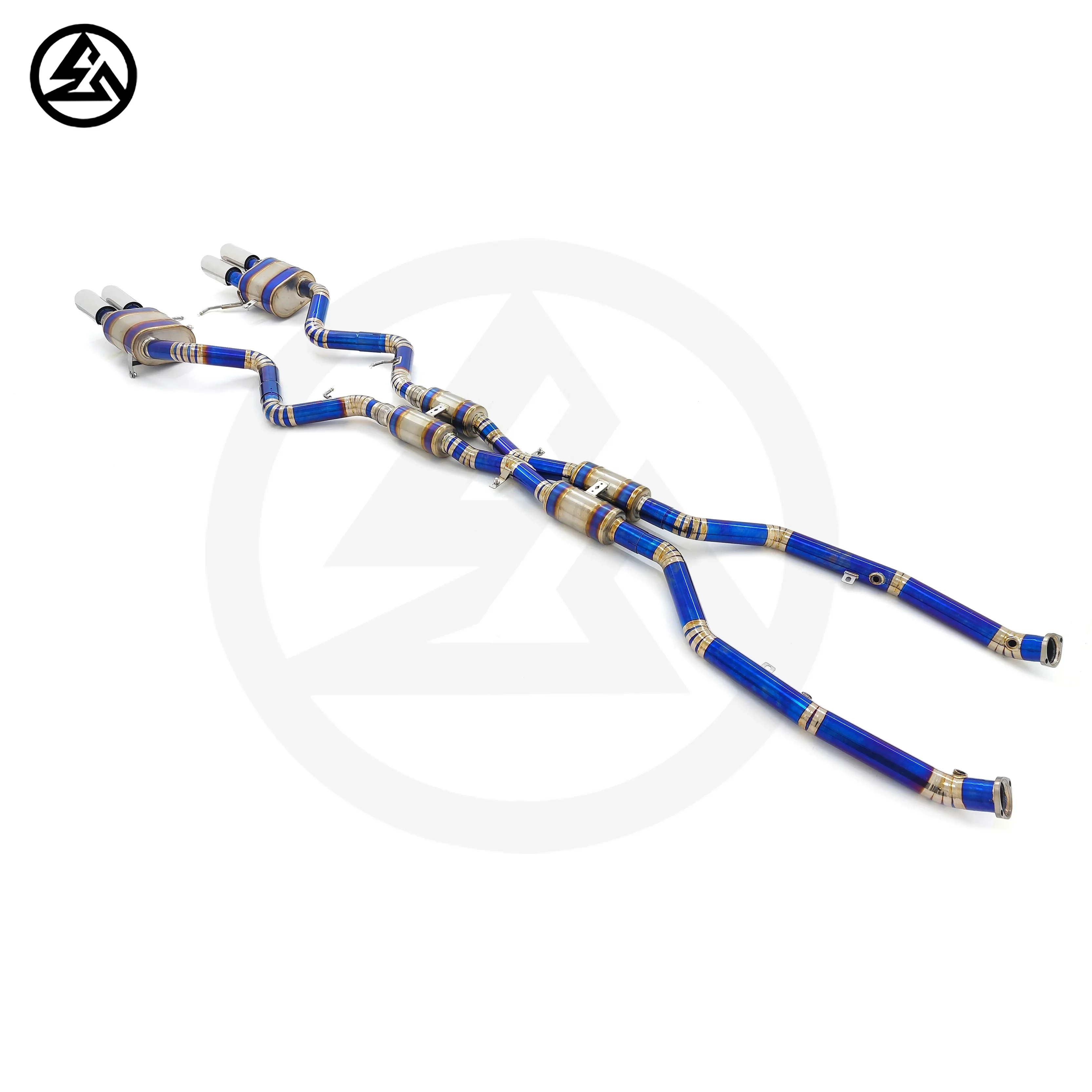 CSZ Titanium Exhaust Catback for BMW E90 E92 E93 M3 4.0L High Performance Muffler with Valves image 3
