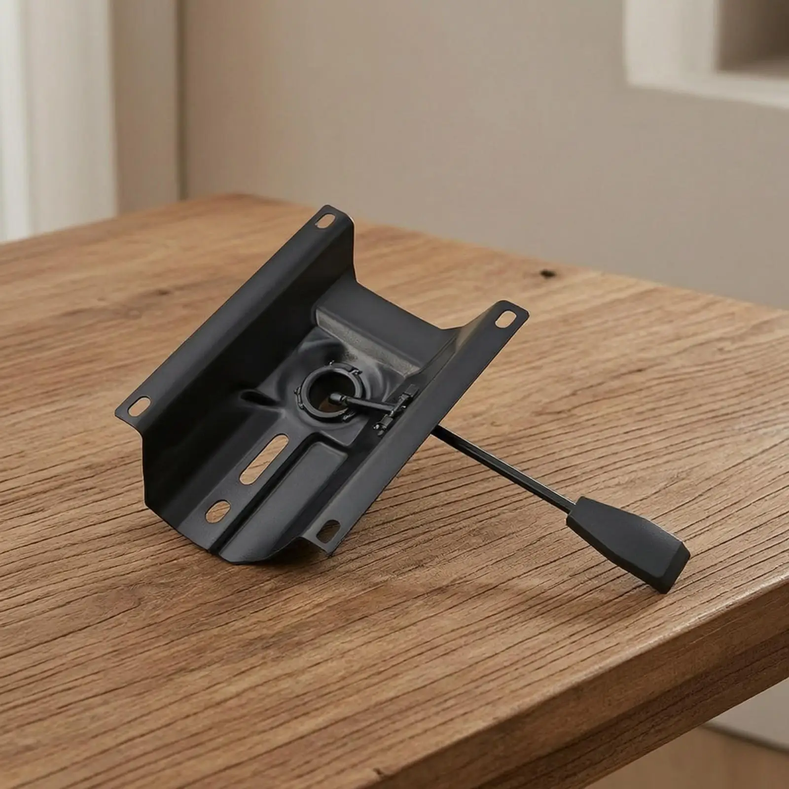 Chair-Seat Adjustment Base Adjustable Adjustment Base with Lever Easy to Install Metal Chair Mounting Plate
