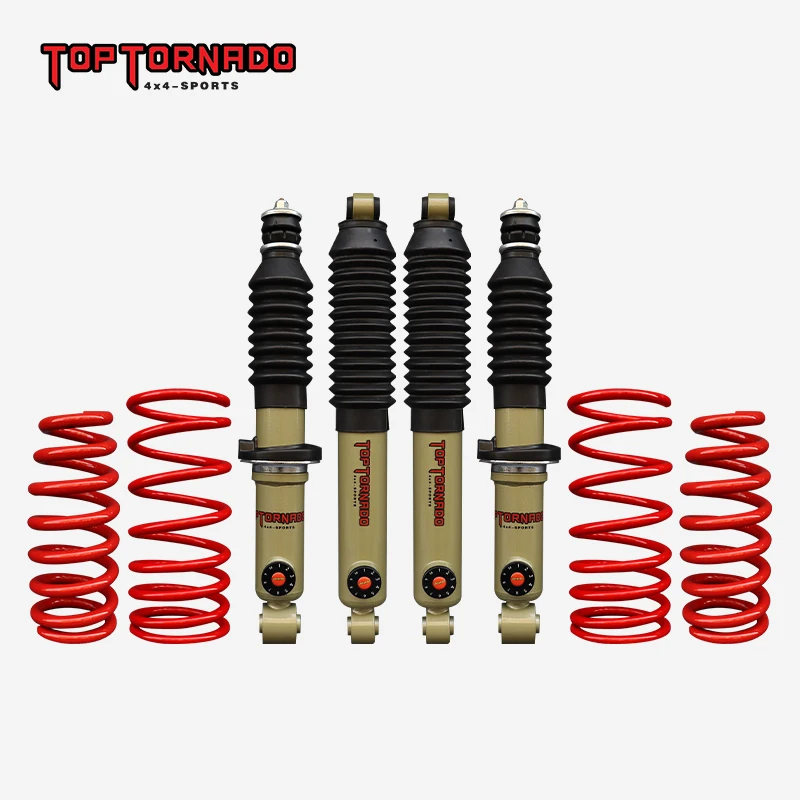 Off Road 2-inch Suspension Lift Kit with 4X4 Soft and Hard Adjustable Shock Absorbers, Suitable for Mitsubishi Pajero SPORT