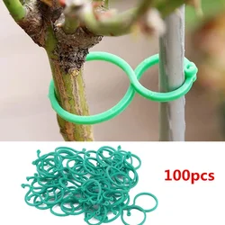 S/L 2 Size Garden Vine Strapping Clips Plant Bundled Buckle Ring Holder Tomato Garden Plant Stand Tool Garden Decor  Accessories