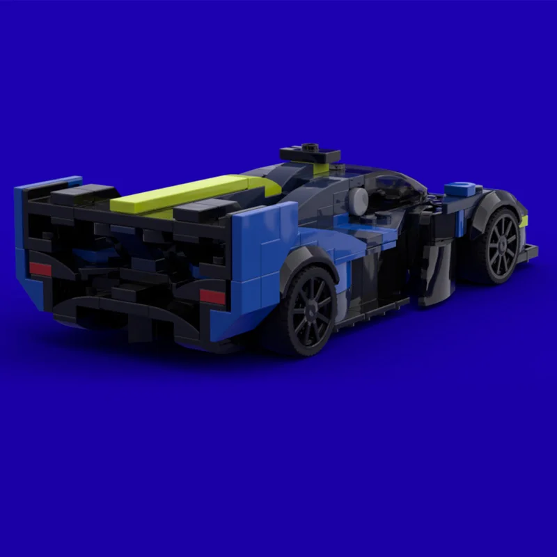 390 PCS Supercar Valkyrie GTP MOC Customize Modular Building Block Technology Kids Model Creative Design DIY Holiday Toy Gifts