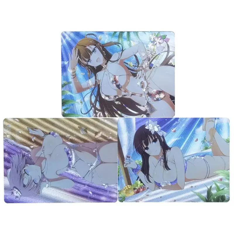 Anime Goddess Story DIY ACG Collectible Cards Yor Forger Hoshino Ai Mitsuri Rem Nami Hancock Yamato Toys for boys Birthday Gift