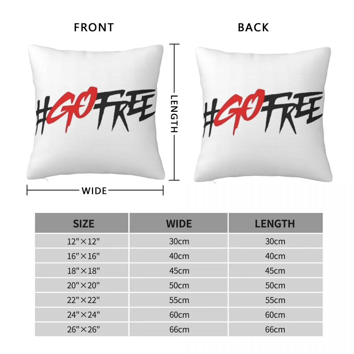Go Free Pecco Bagnaia Square Pillowcase Pillow Cover Polyester Cushion Zip Decorative Comfort Throw Pillow for Home Bedroom