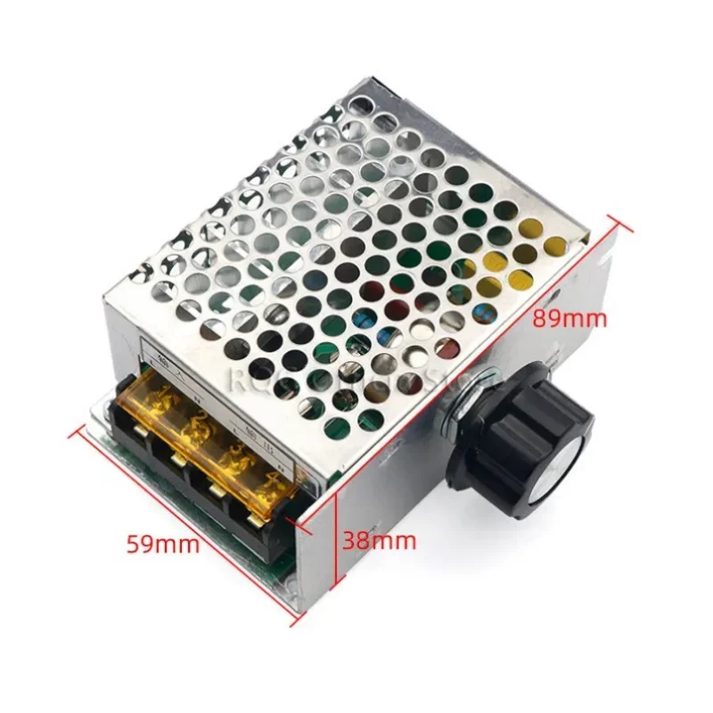 4000W AC 110V-220V SCR Adjustable Motor Speed Controller Control Dimming Dimmers Voltage Regulator Thermostat Import High-power