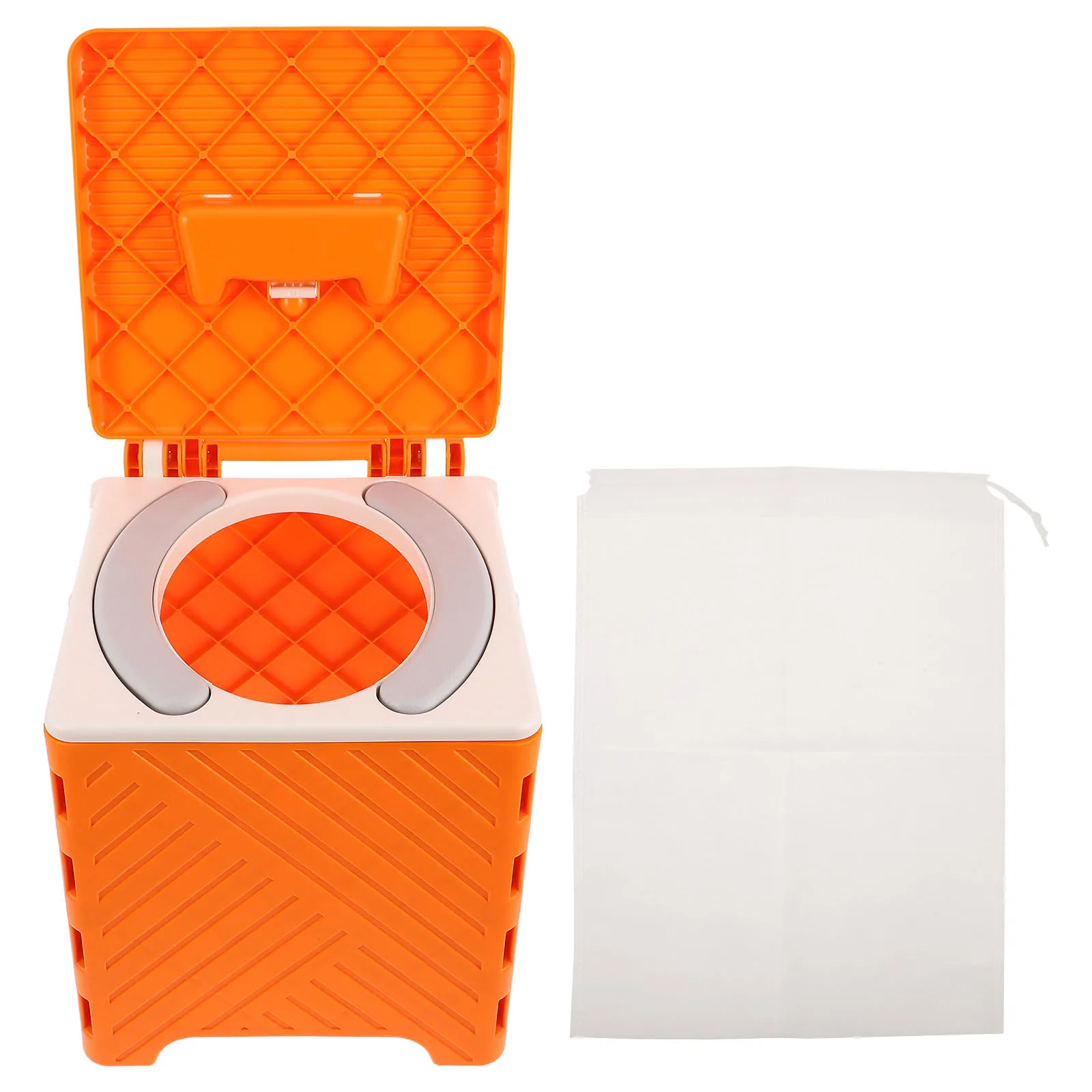 

1 Set Portable Foldable Toddler Seat Lightweight With Storage Pouch Car Camping Outdoor Indoor Use Potty Chair
