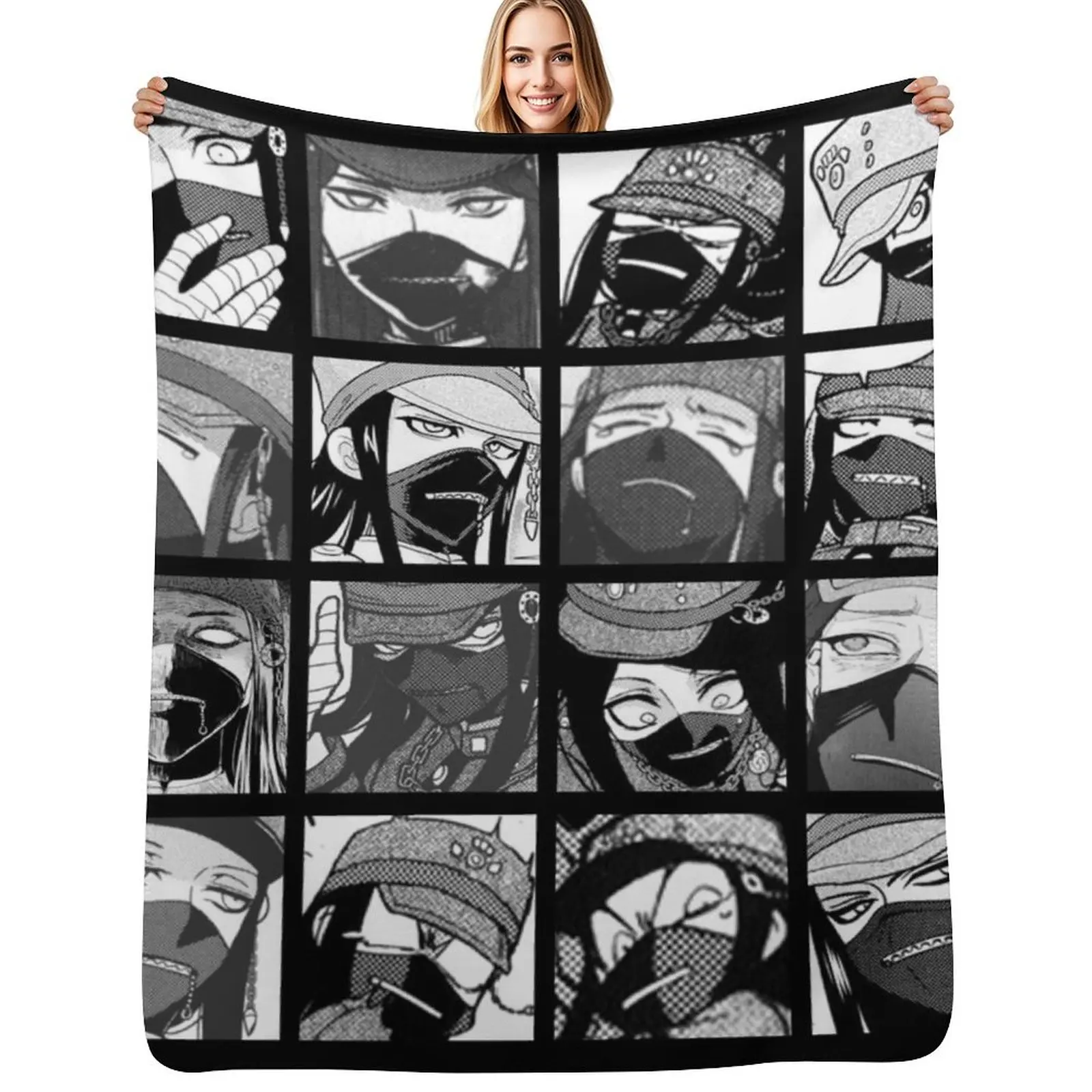 

Korekiyo Manga Collection Throw Blanket Cozy Warm Blanket for Bed Room Decor