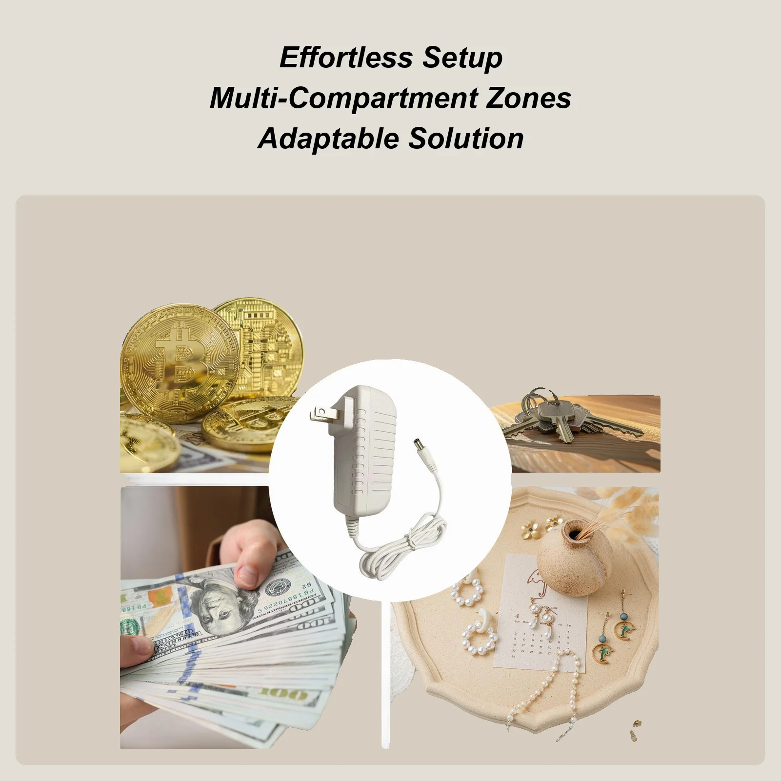 

Секретные скрытые контейнеры для хранения, секретное зарядное устройство, ювелирные изделия, денежные ценные вещи, ключи от машины, копилка, противоугонная сумка для багажа, большая сумка