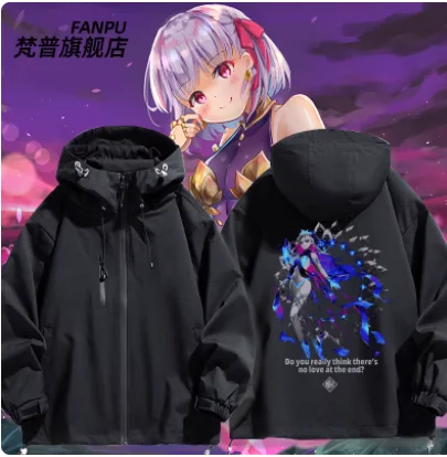 

Аниме Fate/Grand Order Kama Толстовка с капюшоном Косплей Сменная куртка Осень Зима Мужчины Женщины Пальто Свободная куртка Топы FP
