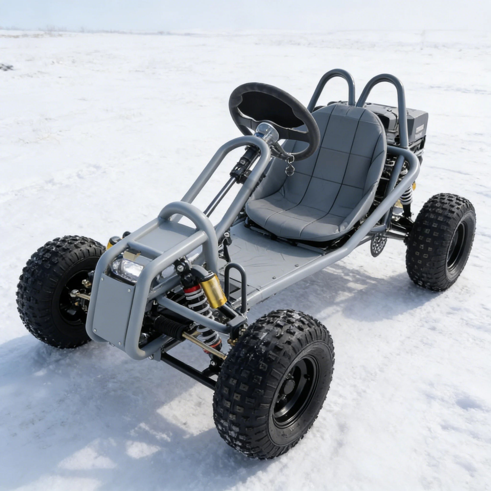New Product Buggy 200cc/500cc Gas Powered Lightweight All-Terrain Beach Buggy Go Kart for Mixed Terrain Karts Accessories