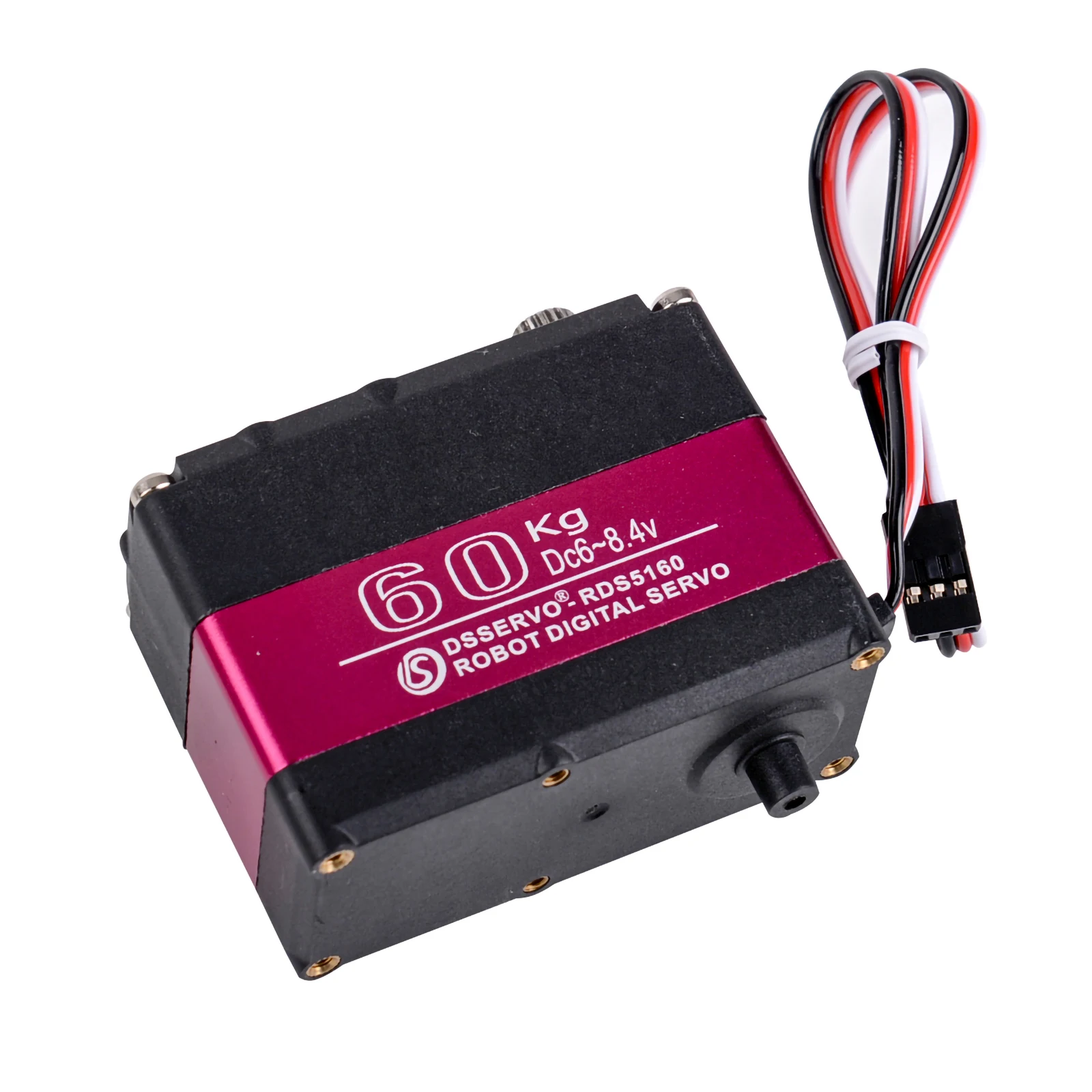 RDS5160 60 キロデジタルサーボ 270/180 度高トルクメタルギア U 字型ブラケットサーボ電源機能部品 DIY ロボット