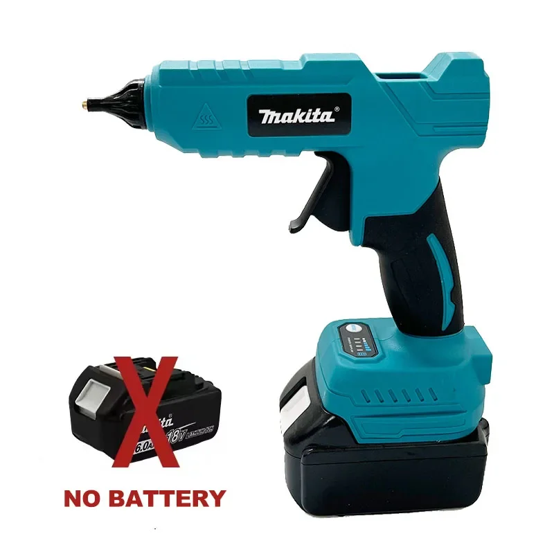 Makita Draadloze Elektrische Handheld Hot Lijmpistool Reparatie DIY Tool Hot Melt Lassen Heteluchtpistool Anti-verbranding Nozzle voor 20V Batterij