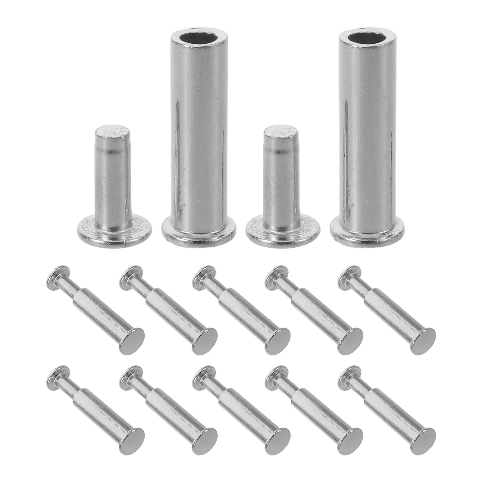 12Pcs Kitchen Knife Handle Rivets Handle Screw Nut Chef Knives Rivet Nuts Kitchen Knife Grips Cutlery Rivets For Chopping Cutter