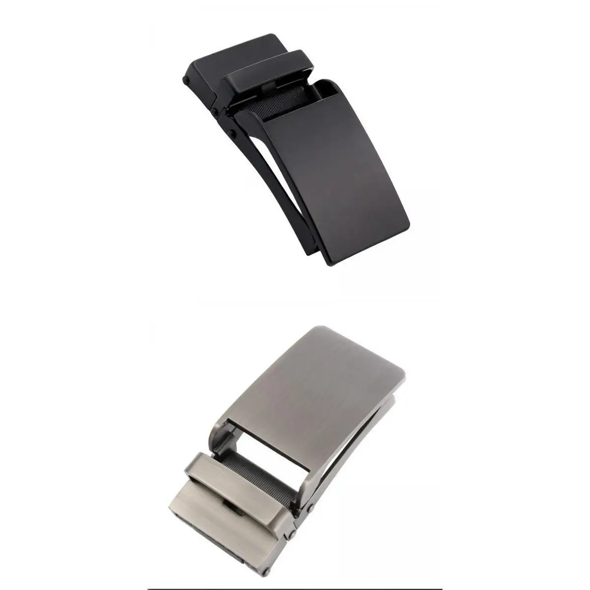 2Pcs Rectangle Metal Belt Buckle Automatic Ratchet Buckle for 30-31mm Belt