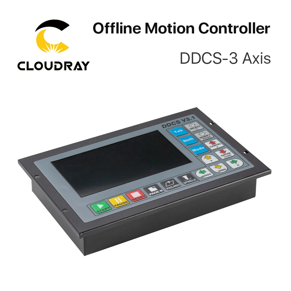 Cloudray  DDCSV3.1 Standalone Offline Motion Controller Supports 3Axis with USB Interface 3 languages for CNC