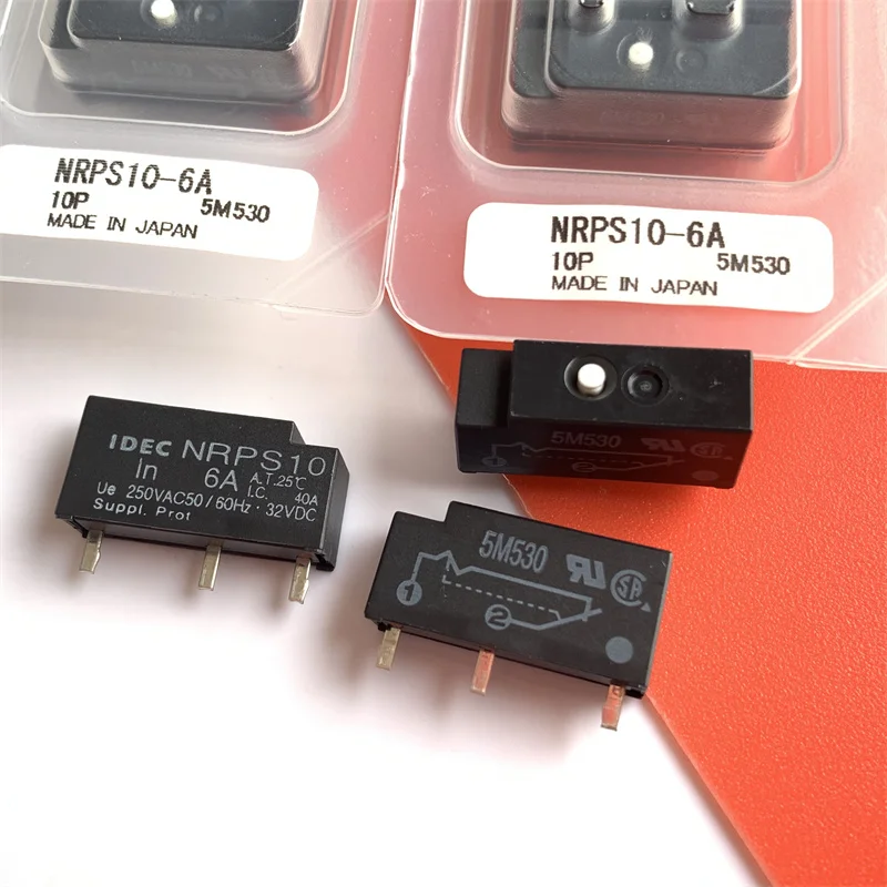 1PCS NRPS10-6A Idec Hequan Pc Board Circuit Overcurrent Protector 6A Circuit Breaker Switch Leakage Switch