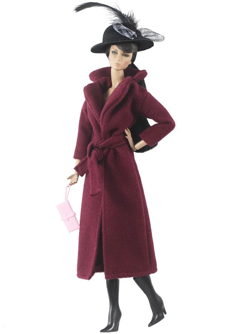 Handmade Doll Clothes Woolen Overcoat Outfit For 11.5 Inch 30cm Doll BJD Clothes Many Style Gifts For Doll Accessories