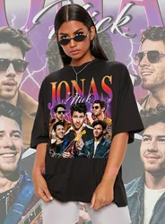 Рубашка Nick Jonas, винтажная футболка Nick Jonass 90-х годов, футболка с рисунком фильма NickJonass