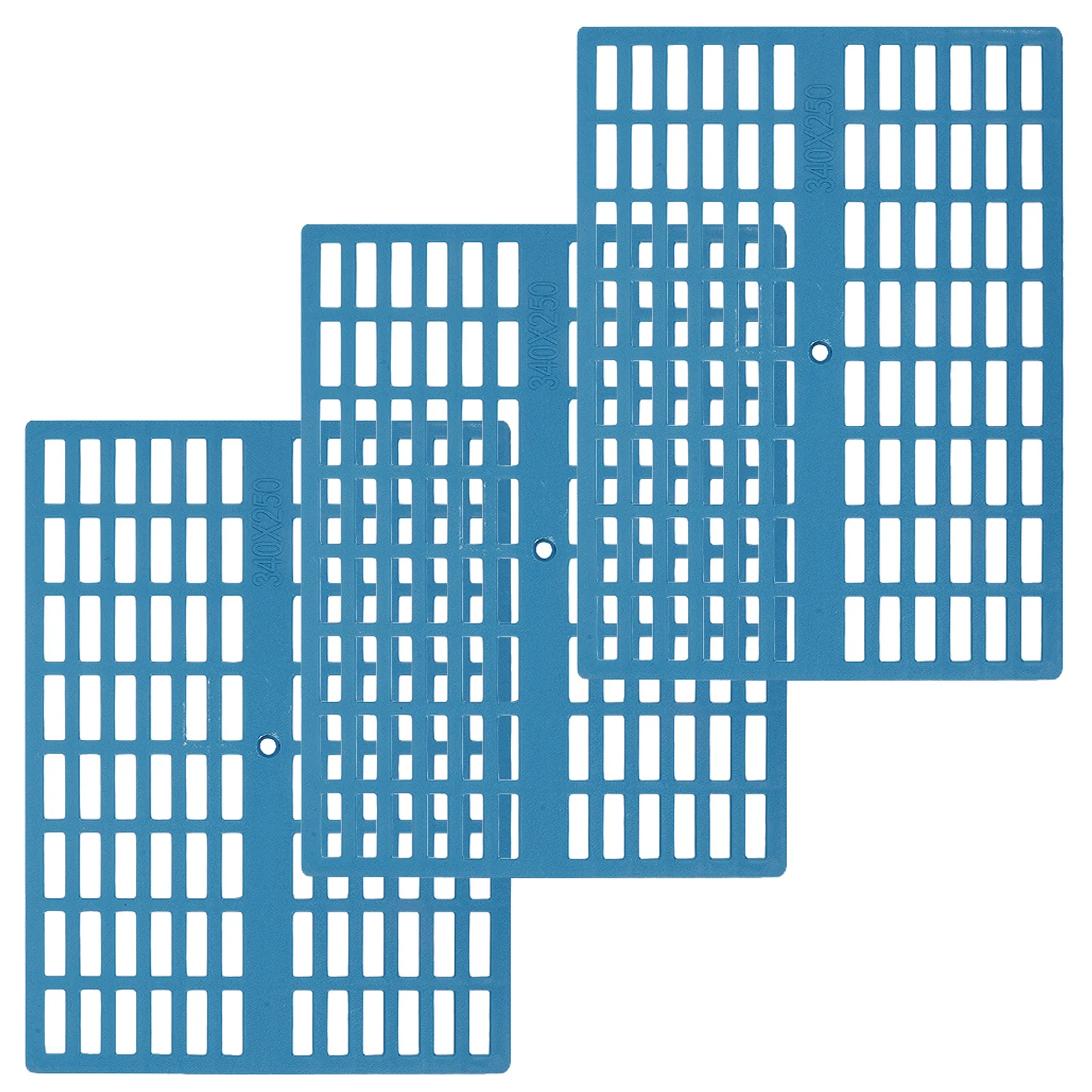 

3pcs Pet Cage Mat Rabbit Floor Pad Small Animal Feet Mat Washable Non-Slip Plastic Liner For Bunny Hamster Cage Resting Bed