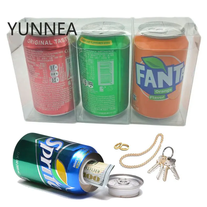 1pc Cretive Private Money Box Cola Fanta Can Fake Sight Secret Home Diversion Stash Container Hiding Storage Compartment Tools