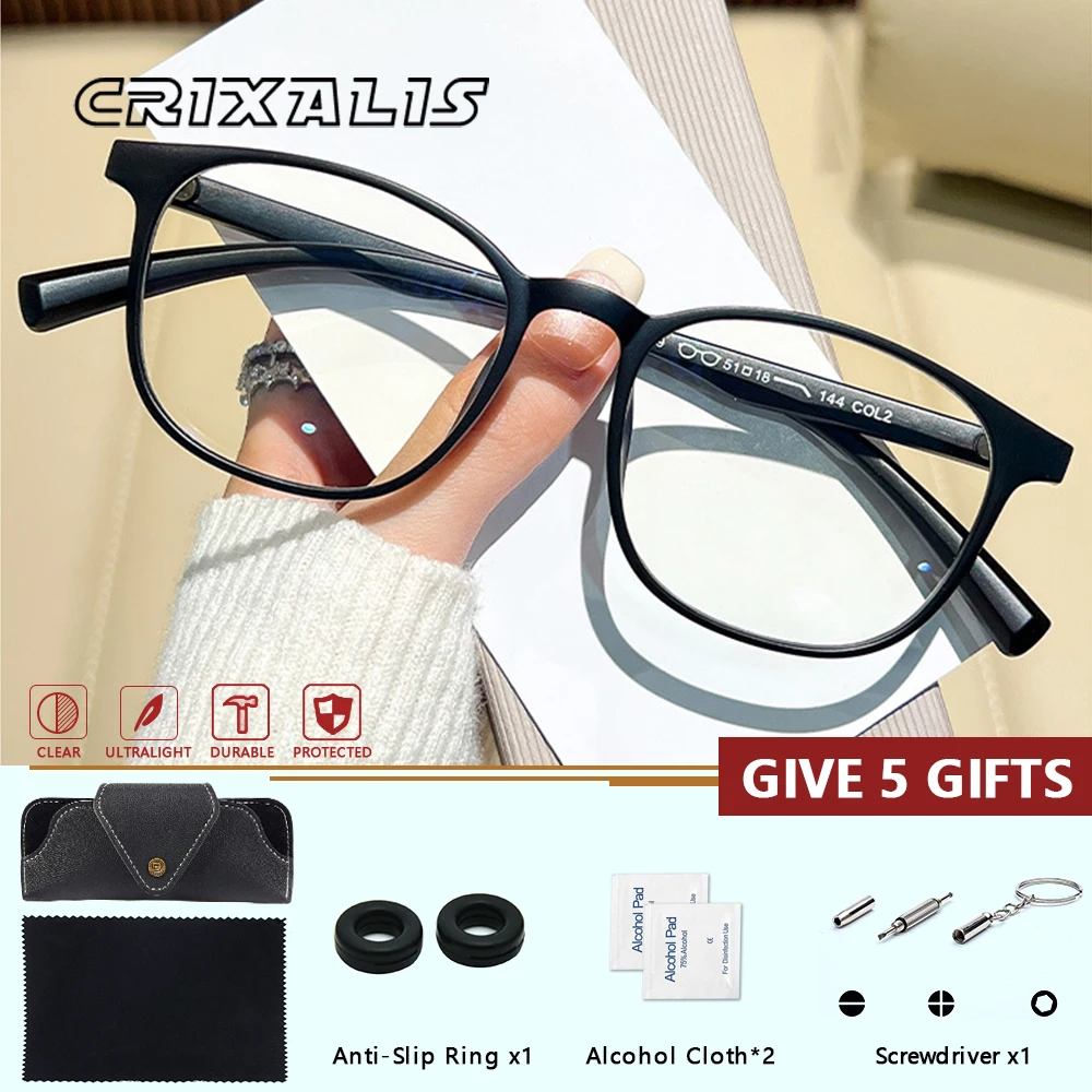 

CRIXALIS квадратные женские очки по рецепту с синим светом, черная оправа для чтения, оптические линзы с рецептами, фотохромные очки