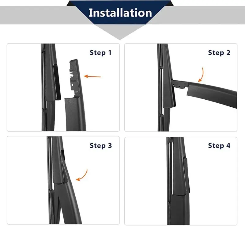 For Ford Expedition 2009-2014 Expedition Rear Wiper Arm With Blade Set 9L1Z-17528-B 9L1Z-175 26-A 9L1Z17528B 9L1Z 7526A