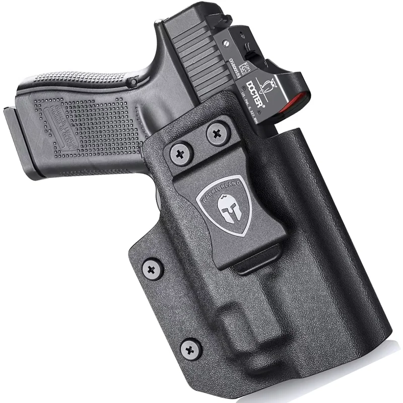 G17/G19+TLR-8 / TLR-8A Holster IWB Kydex Holster Optic Cut Fit: G17/G19/G44/G45 (GEN 1-5)&G23/32 (Gen 3-4)+TLR-8/TLR-8A