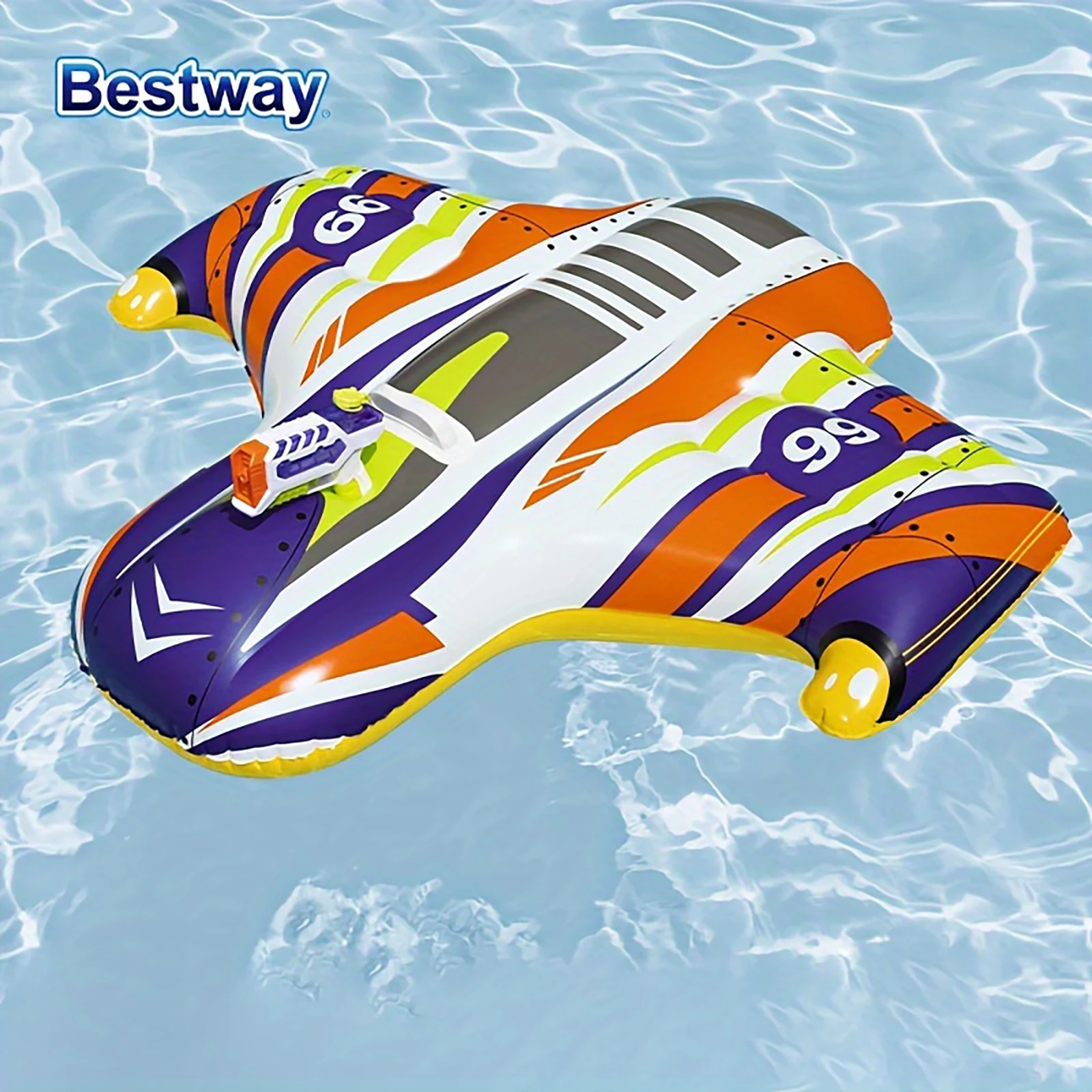 Bestway 41503 1PC Fun Inflatable Swimming Pool Toys,Swimming Pool Floating Toys,Inflatable Swimming Pool Floating Mat