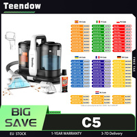 Teendow C5 Carpet Cleaner Vacuum, 11KPa Powerful Suction, ≤80dB Low Noise, 1500ml Large Water Tank Capacity, 3M Line Length