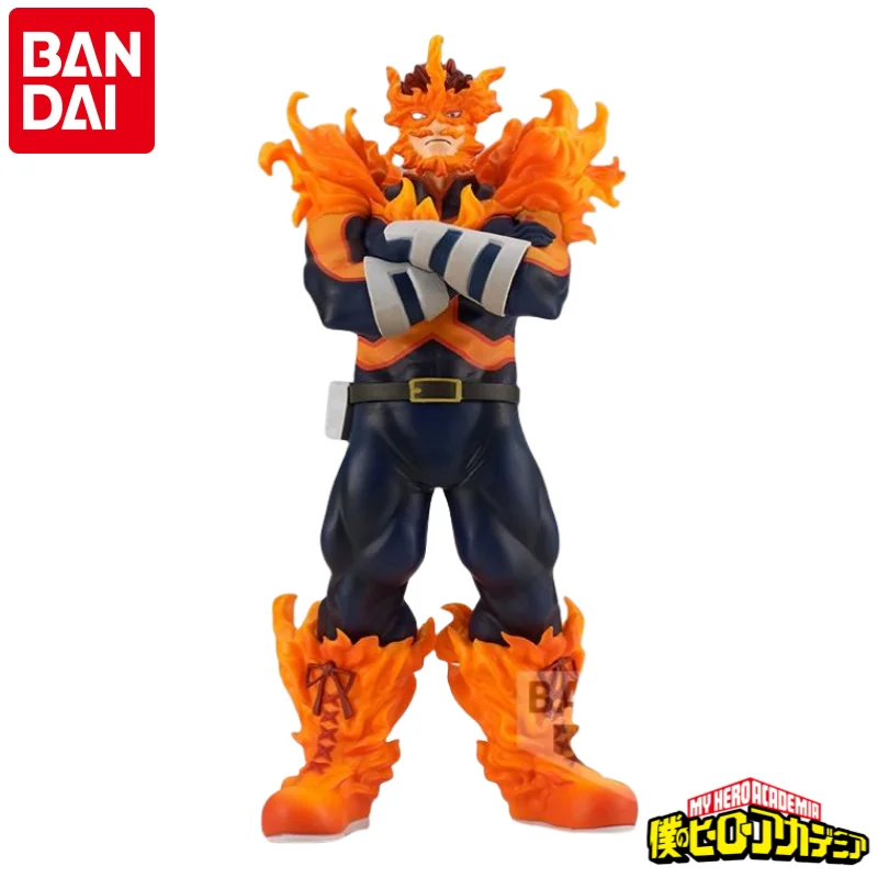 

В наличии оригинальная фигурка Bandai, 100% натуральная Banpresto My Hero Academia Endeavour, модель, украшения, статуя, праздничные подарки, аниме