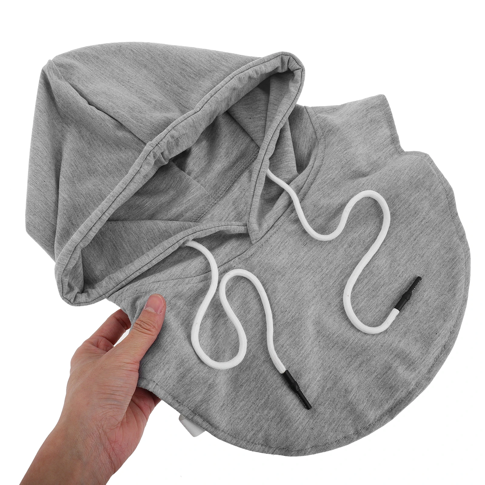 

Detachable Hooded Fake Collar Decorative Pullover Comfortable Warm Replacement Hoodie Layered Look Casual Outdoor Travel