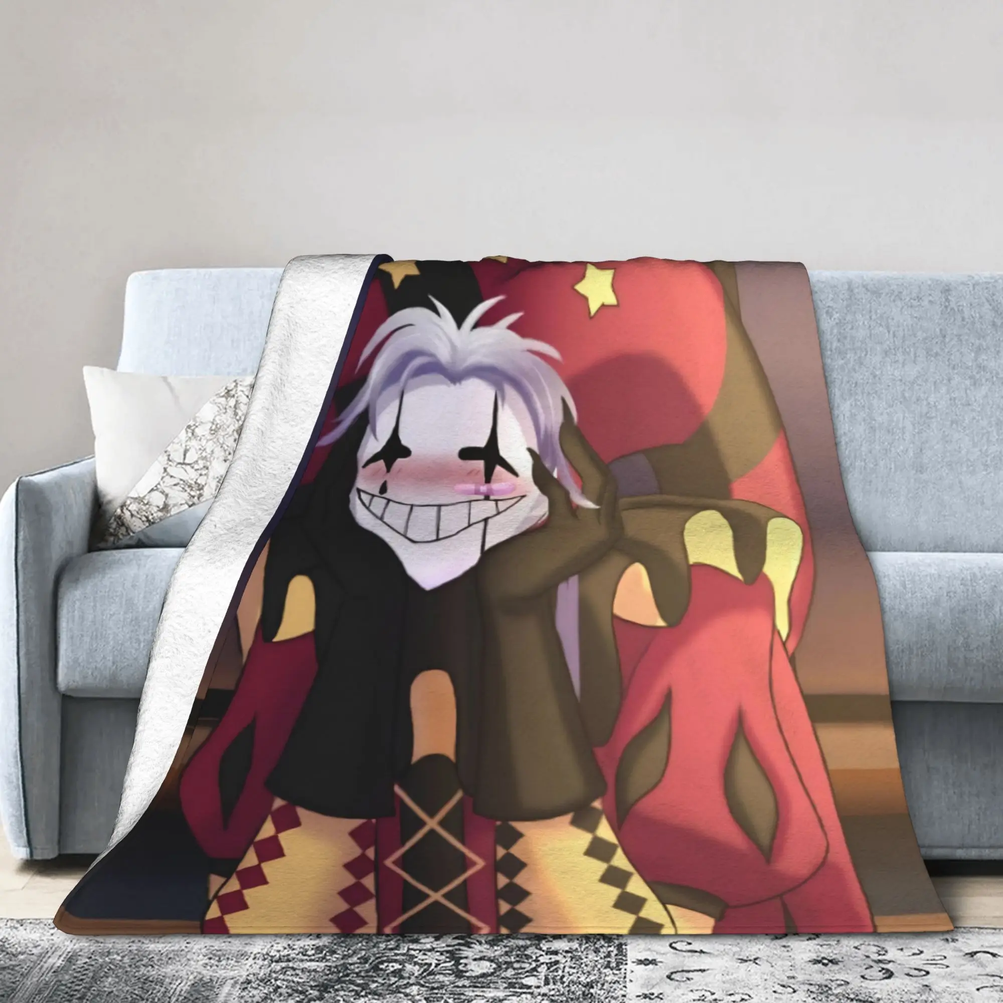 Pierrots The Freak Circus Blanket Ultra-Soft Fleece Cute Gift  Throw Blanket Rug Piece