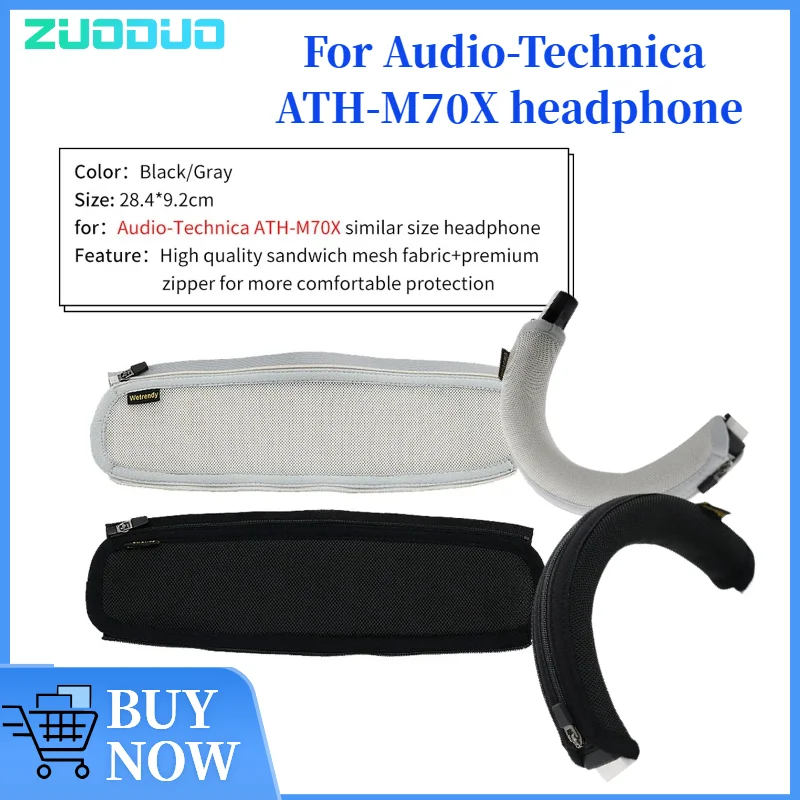 

ZUODUO Replacement Headband Cover for Audio-Technica ATH-M70X Headphones Protective Headband Case