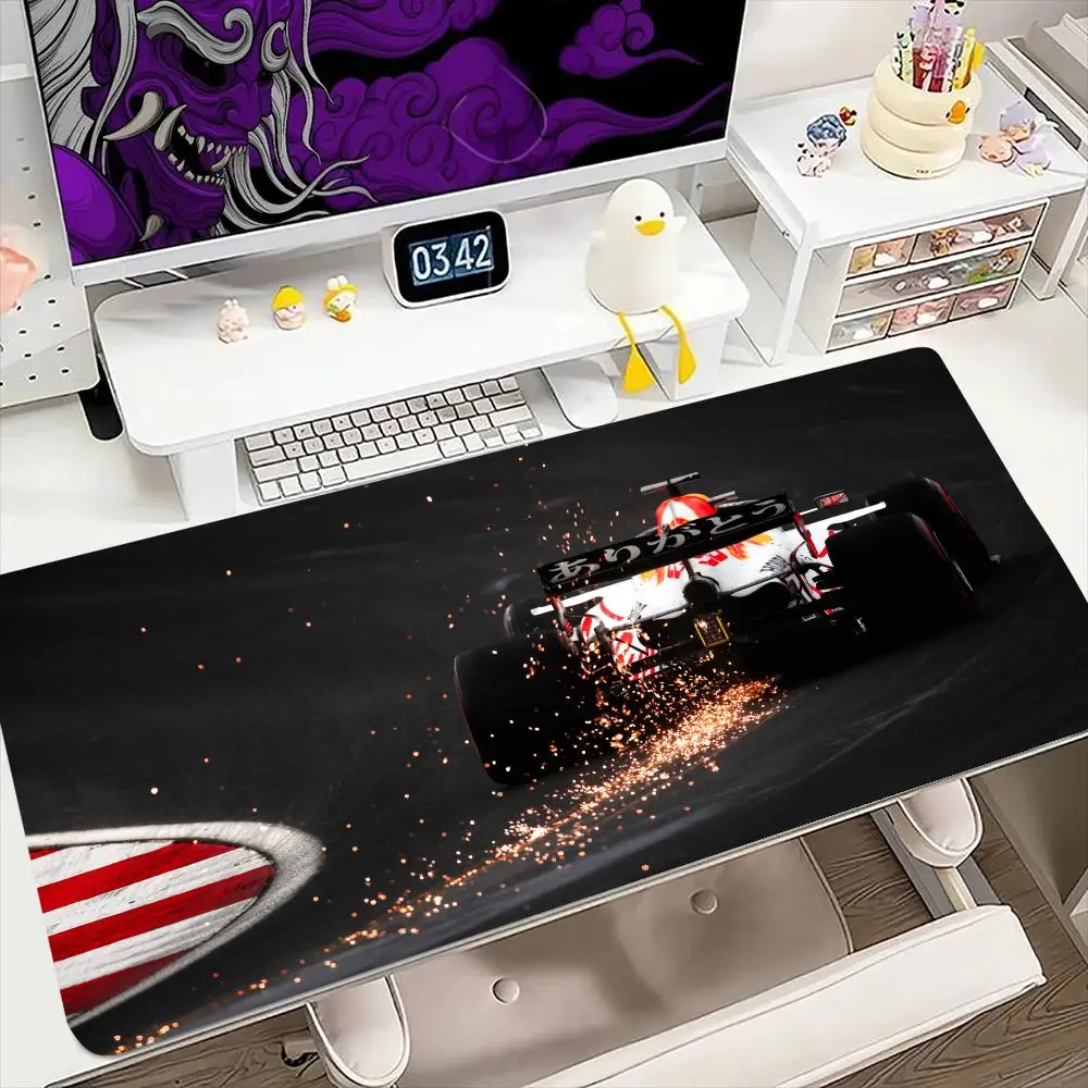 

Коврик для мыши Formulas 1 F1 HD, 900x400 мм, большой игровой коврик для мыши, клавиатура, геймерский резиновый коврик против морщин, противоскользящий нижний настольный коврик